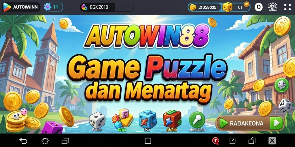 Tangkapan layar gameplay AUTOWIN88 menampilkan berbagai tantangan puzzle yang menarik.
