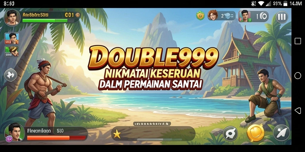 Tampilan gameplay menawan dari DOUBLE999 yang mengasyikkan.