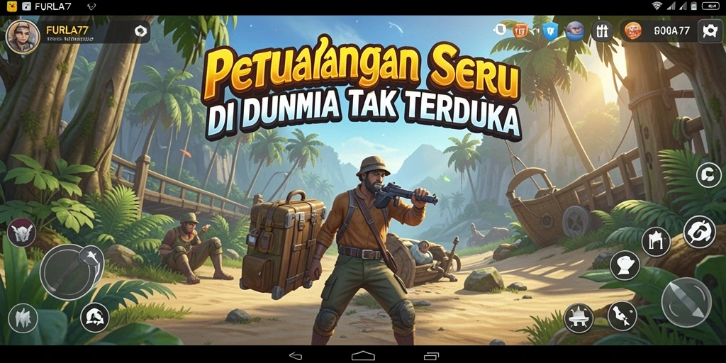Tangkapan layar menampilkan aksi seru dalam FURLA77, penuh tantangan dan petualangan.