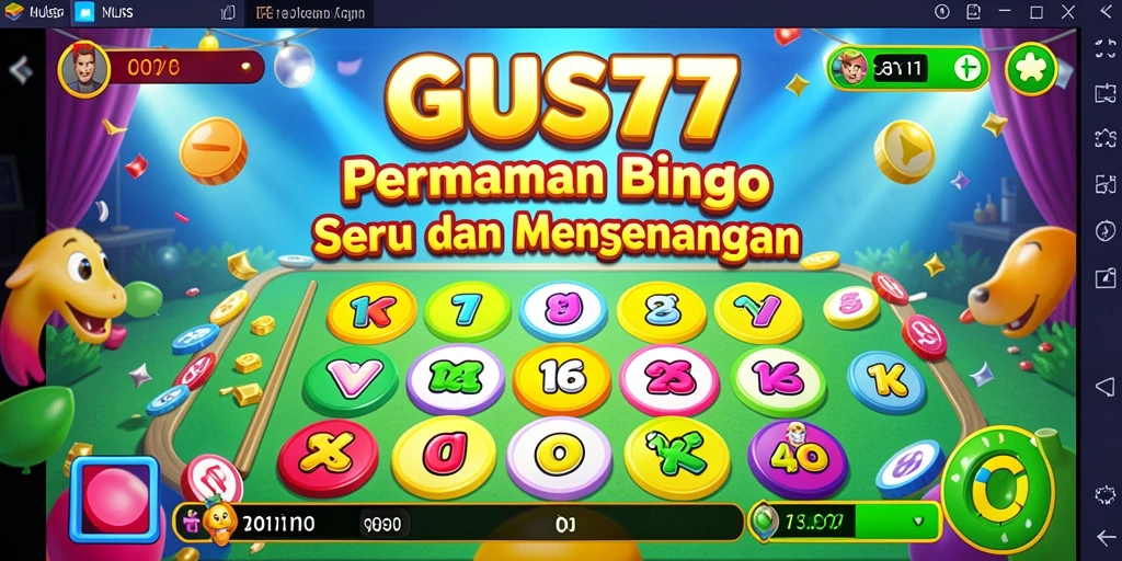 Tampilan gameplay GUS77 dalam permainan Bingo yang seru.