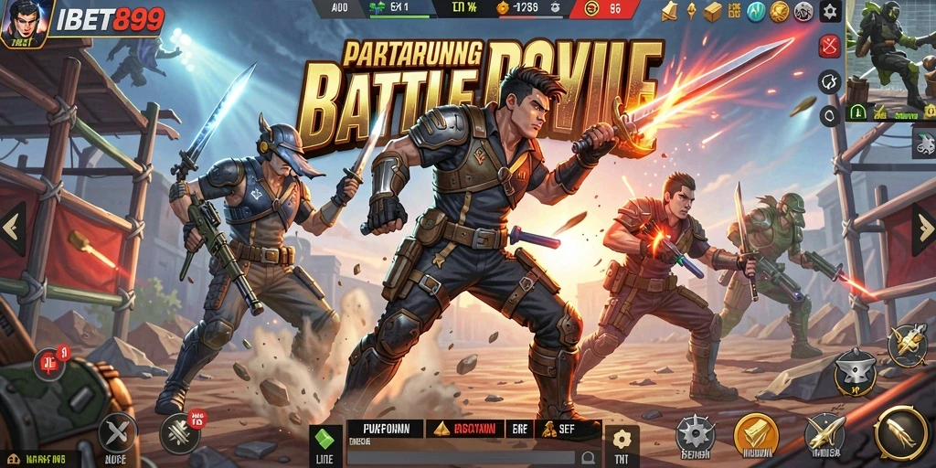 Tampilan pertempuran epik di game IBET899 dengan grafis menakjubkan.
