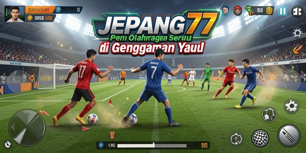 Tangkapan layar menunjukkan aksi seru dalam permainan olahraga.