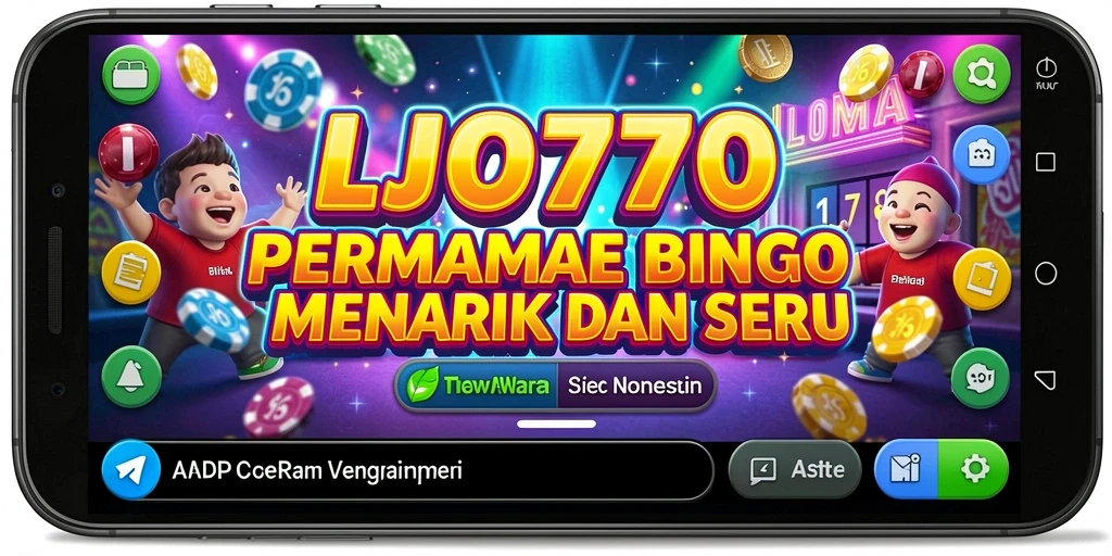 Tampilan menarik dari gameplay Bingo di LJO777