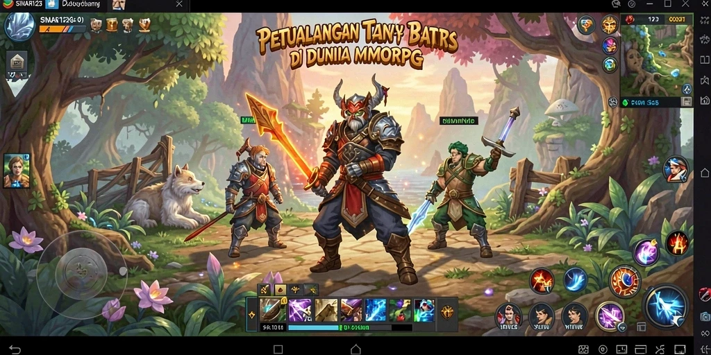 Gameplay SINAR123 menunjukkan aksi seru di dunia MMORPG.